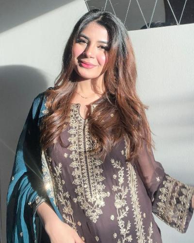 Coffee Brown Ethnic Heavy Salwar Suit UK Next Day - BONYHUBSALWAR KAMEEZ