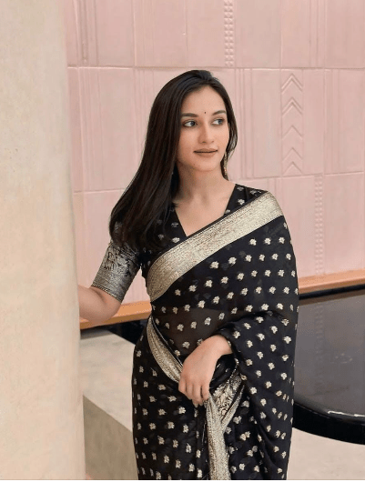 Viscose Butti Georgette Saree - BONYHUBSAREE