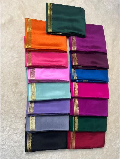 Wine Crepe Mysore Silk Saree - BONYHUBSAREE