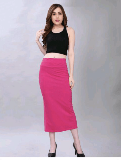 Dark Pink Saree Shapewear Petticoat for Women - BONYHUBSaree Shapewear