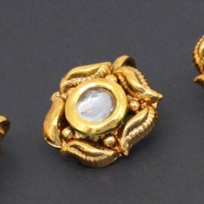 Floral Womens Gold Nose Ring Clipon - BONYHUBNOSE STUD