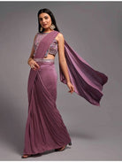 1 Min Saree Wedding Stitched Readymade Saree - BONYHUBSAREE