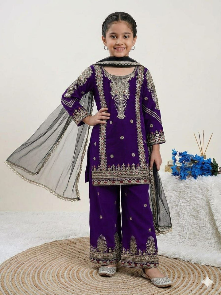 Kids Ethnic Salwar Suit Punjabi Dress Girls