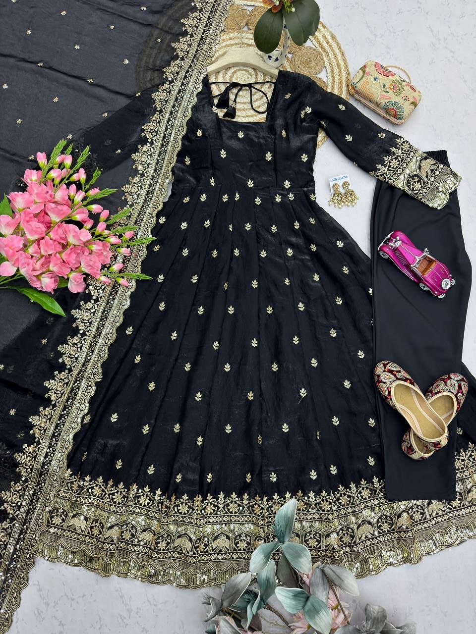 Wedding Anarkali Embroidered Salwar Suit for women