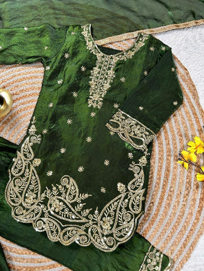Kids Ethnic Embroidery Salwar Punjabi Suit