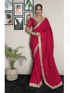 1 Min Silk Readymade Wedding Sari - BONYHUBSAREE