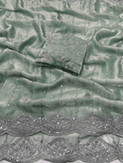 Silk Diamond Starry Sari Partywear - BONYHUBSAREE