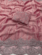 Silk Diamond Starry Sari Partywear - BONYHUBSAREE