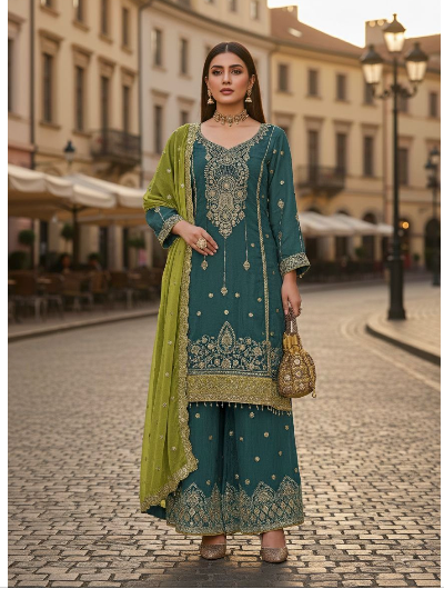 Ayesha Designer Luxury Straight Salwar Suit