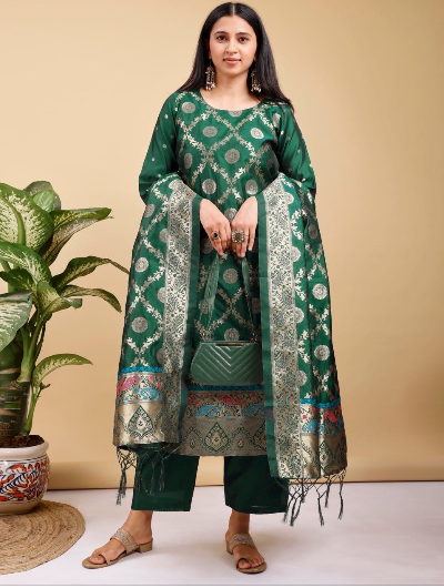 Benarasi  Designer Straight Salwar Suit