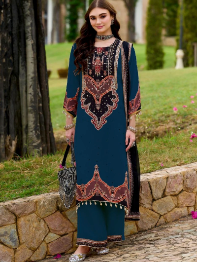 Eid Special Luxury Shimmer Pakistani Suit | Modest Eid Outfit for Women