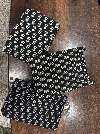Black White Cotton Salwar Suit Women