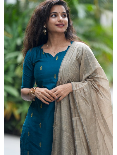 Peacock Cotton kanchi Salwar Suit Women