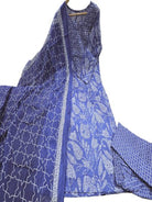 Lavender Cotton Hand Work Detailing Kurti Suit Set - BONYHUBSALWAR KAMEEZ
