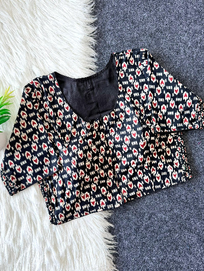 Hand Block Print Cotton Readymade Blouse