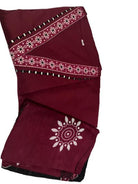 Classy Maroon Pure Cotton Printed Straight Suit Set - BONYHUBSALWAR KAMEEZ