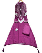 Bright Pink Crepe Maslin Cotton Trendy Cord Set - BONYHUBSALWAR KAMEEZ