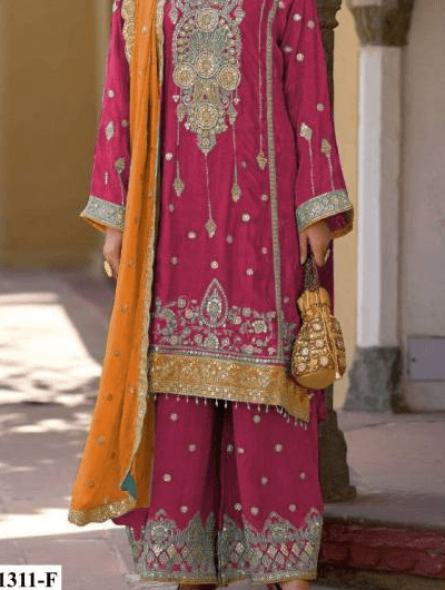 Ayesha Designer Luxury Straight Salwar Suit - BONYHUBSALWAR KAMEEZ