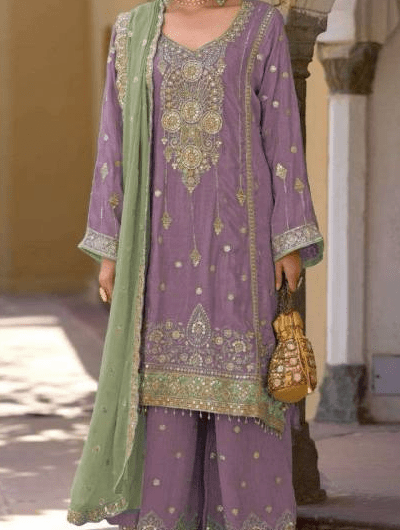 Ayesha Designer Luxury Straight Salwar Suit - BONYHUBSALWAR KAMEEZ