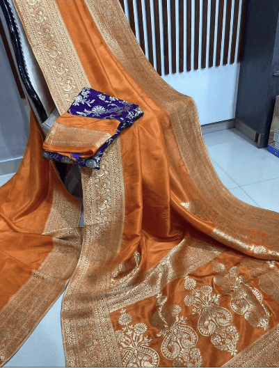 Benarasi Dola Silk Wedding Saree - BONYHUBSAREE