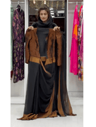 Black 10 Second Saree Ethnic Gown Stitched Blouse - BONYHUBSAREE