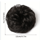 Black Brown Messy Bun Hair Scrunchies Hair extension - BONYHUB