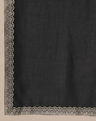 Black Vichitra Silk Jacquard Salwar Suit Set - BONYHUBSALWAR KAMEEZ