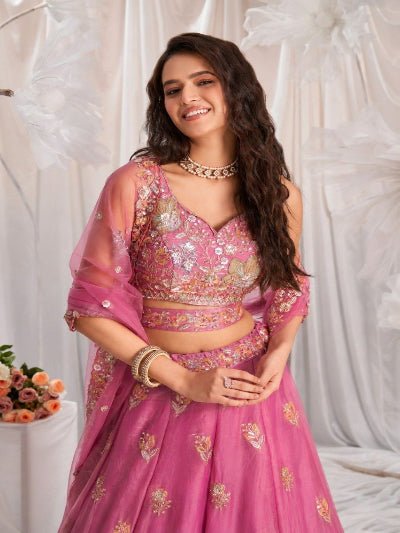 Blush Pink Embroidered Women&