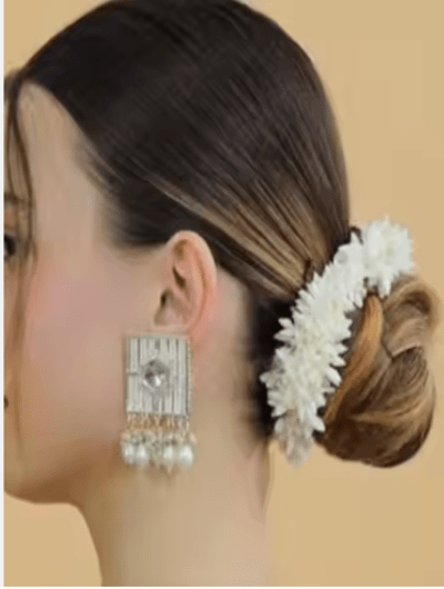 Gajra Hair Veni Bun Flowers - BONYHUBHair Accessories