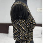 Gold Embroidery Stretchable Sari Blouse Ready to wear - BONYHUBblouses
