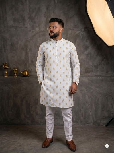 Men’s Cotton Kurta Pyjama Set UK – Traditional Wear