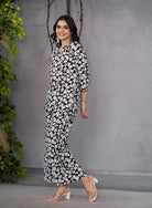 Monochrome Black & White Co - ord Set - BONYHUBsalwar suit