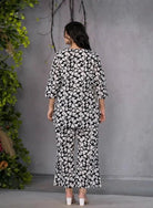 Monochrome Black & White Co - ord Set - BONYHUBsalwar suit