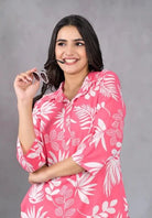 Palm Pink Printed Co - ord Set UK Next Day - BONYHUBsalwar suit