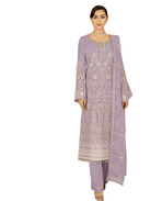 Pastel Bridal Embroidery Georgette Salwar Suit - BONYHUBSALWAR KAMEEZ