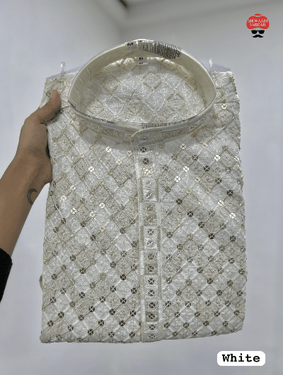 Pastel Wedding Ethnic Men Kurta Pyjama - BONYHUBMEN KURTA