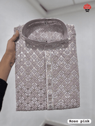 Pastel Wedding Ethnic Men Kurta Pyjama - BONYHUBMEN KURTA