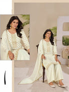 Elegant Women Embroidery Rayon Sharara Suit Set - BONYHUBSALWAR KAMEEZ