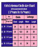 Deep Pinkish Red Kids Printed Chinon Silk Lehenga Choli Set - BONYHUBLehangas