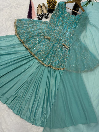 Kediyu Lehenga Set with Dupatta