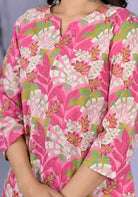 Pink Petal Premium Cotton Co - ord Set UK Next Day - BONYHUBsalwar suit