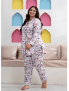 Pink Stylish Satin Night suit - BONYHUBsalwar suit