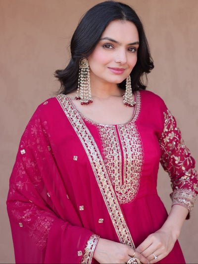 Premium Embroidered Anarkali Suit Set | Asian Ethnic Wear UK - BONYHUBSALWAR KAMEEZ