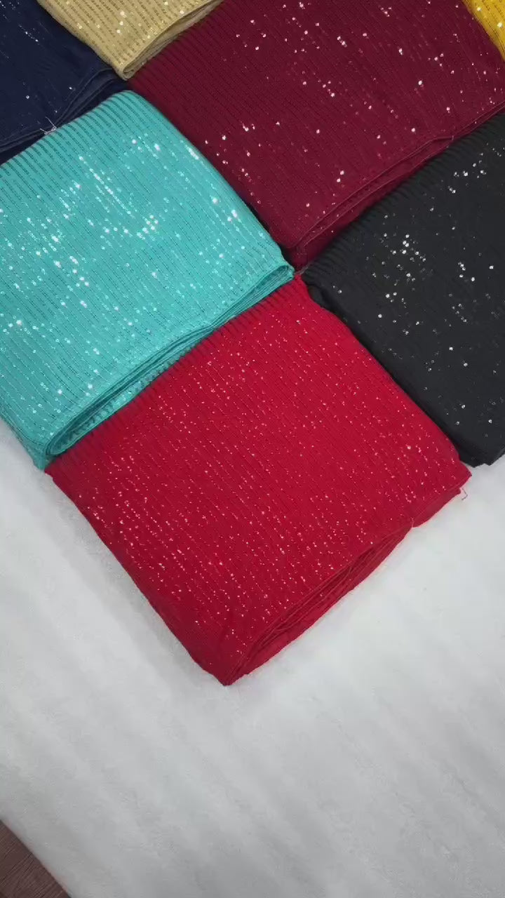 Partywear Lilac Georgette Sequins Saree UK Next Day