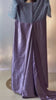 Lilac 10 Second Saree Satin Ethnic Gown Stitched Blouse