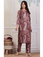 Pure Cotton Co - ord Set Kurti Pant Set of 2 - BONYHUBSALWAR KAMEEZ