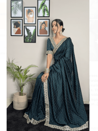 Purple 1 Min Silk Readymade Wedding Sari Unstitch Blouse - BONYHUBSAREE