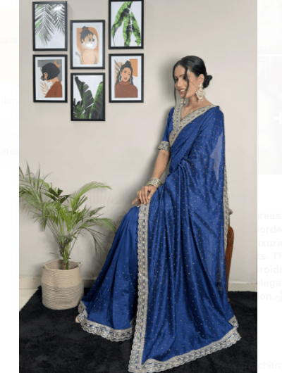 Purple 1 Min Silk Readymade Wedding Sari Unstitch Blouse - BONYHUBSAREE