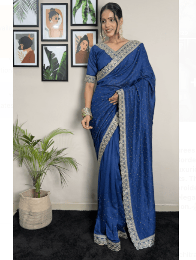 Purple 1 Min Silk Readymade Wedding Sari Unstitch Blouse - BONYHUBSAREE