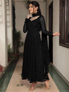 Readymade Georgette Long Anarkali Dupatta Set - BONYHUBSALWAR KAMEEZ